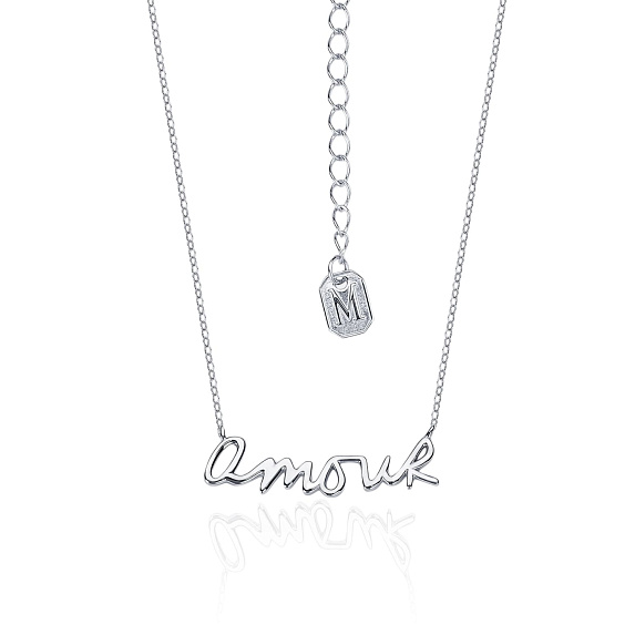 Серебряное колье AMOUR MIESTILO Miestilo