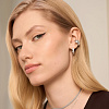 Серьги серебро 925 серебряные гвоздики женские кольца Miestilo