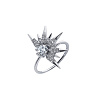 Серебряное кольцо с фианитами Miestilo