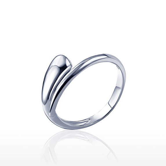 Объемное серебряное кольцо MIESTILO Miestilo