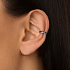 Серьга кафф серебро 925 моносерьга серебряная одиночная Miestilo
