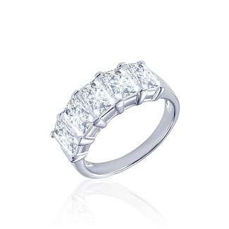 Серебряное кольцо с фианитами Кармен Miestilo