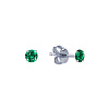 Серьги серебро 925 серебряные гвоздики женские с камнем Miestilo