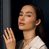 Серьги серебро 925 серебряные гвоздики женские бабочки Miestilo