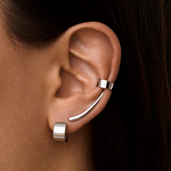 Серьги серебро 925 серебряные клаймберы Miestilo