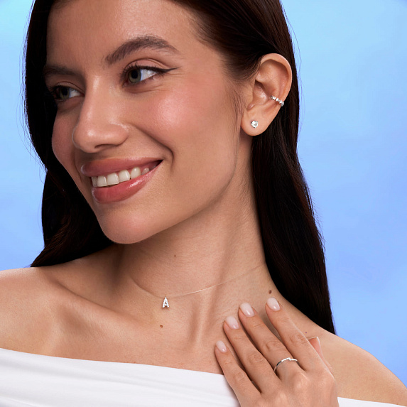 Серьги серебро 925 серебряные гвоздики пусеты Miestilo