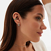 Серьги кольца серебро 925 серебряные круглые конго Miestilo