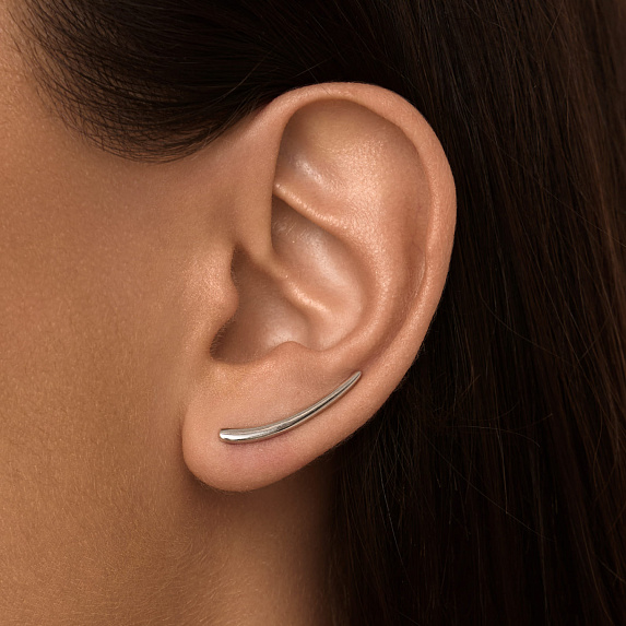 Серьги серебро 925 серебряные клаймберы Miestilo