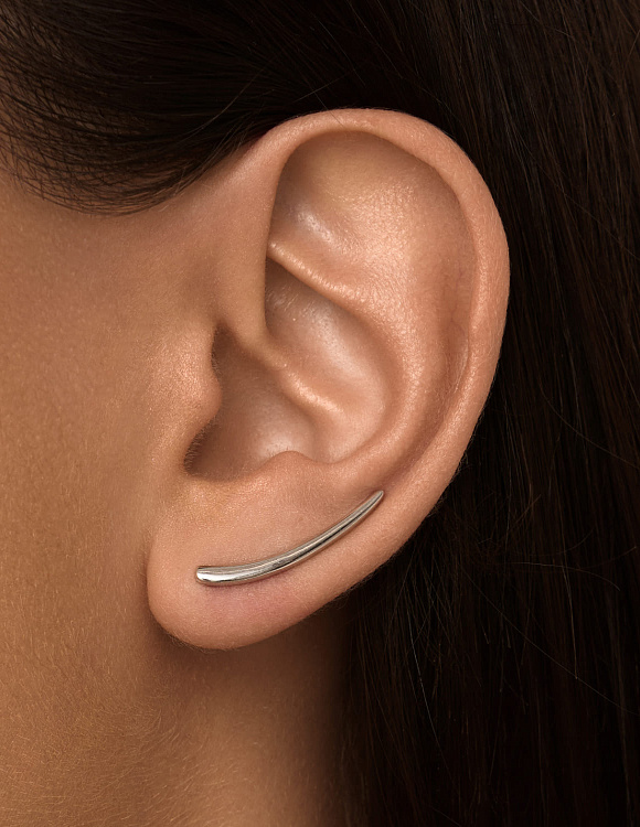 Серьги серебро 925 серебряные клаймберы Miestilo