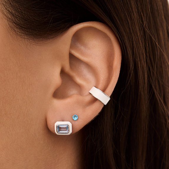 Серьги серебро 925 серебряные гвоздики женские маленькие Miestilo