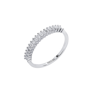 Кольцо женское серебро 925 дорожка из фианитов Miestilo