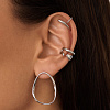 Серьги серебро 925 серебряные гвоздики крупные Miestilo