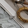 Пирсинг LOVE из серебра с фианитами Miestilo