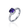Серебряное кольцо с фианитом в глухой закрепке MIESTILO Miestilo