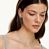 Серьги серебро 925 серебряные гвоздики длинные звезды Miestilo