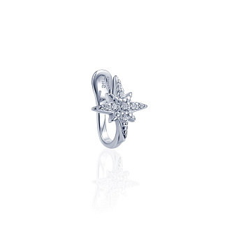 Серебряный кафф в виде звезды MIESTILO Miestilo