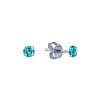 Серьги серебро 925 серебряные гвоздики женские маленькие Miestilo