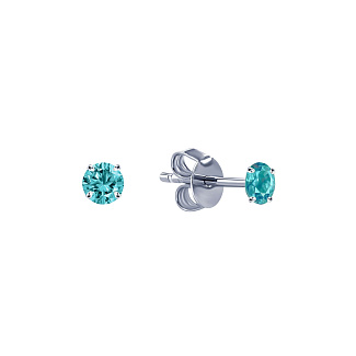 Серьги серебро 925 серебряные гвоздики женские маленькие Miestilo