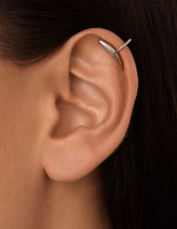 Серебряный кафф Miestilo