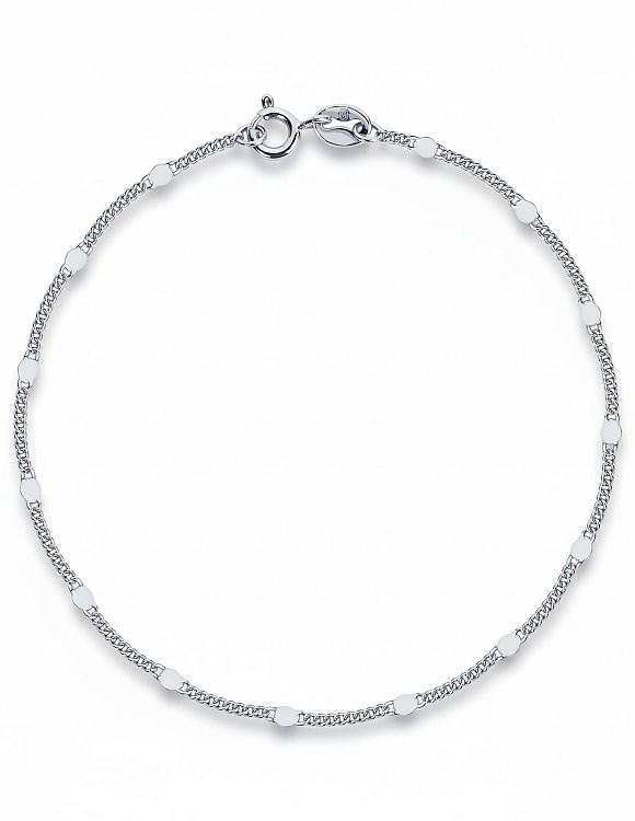 Серебряный браслет в плетении панцирь ширина 2 мм Miestilo  2