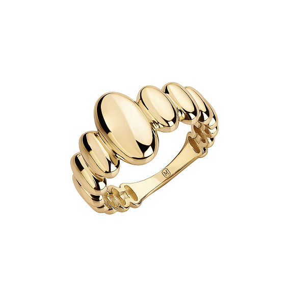 Серебряное кольцо овалы Miestilo