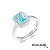 Серебряное кольцо с фианитами Miestilo