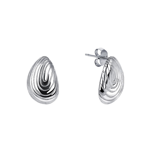 Серебряные серьги гвоздики Miestilo