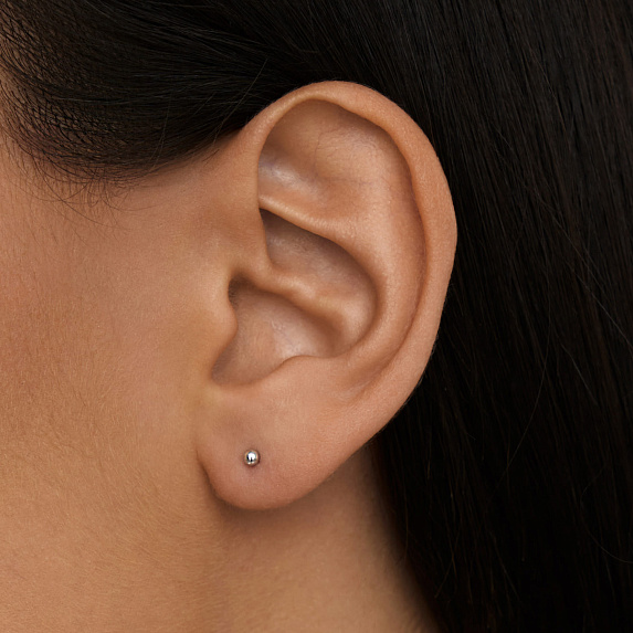 Серьги серебро 925 серебряные гвоздики маленькие Miestilo