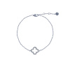 Браслет серебро 925 на руку клевер van cleef серебряный Miestilo