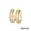 Серебряный кафф с фианитами Miestilo