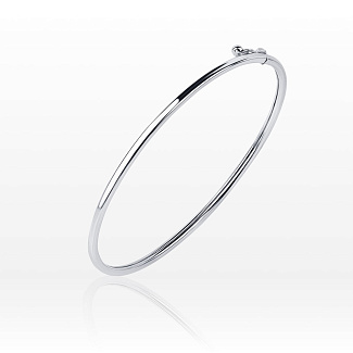 Серебряный жесткий браслет MIESTILO Miestilo