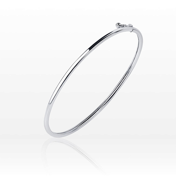 Серебряный жесткий браслет MIESTILO Miestilo