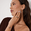 Серебряное кольцо с фианитами Miestilo