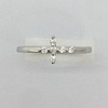 Серебряное кольцо с фианитами крест Miestilo