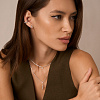 Моносерьга серебро 925 гвоздик c буквой V Miestilo