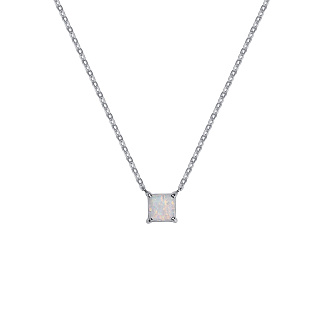 Серебряное колье с опалом Miestilo