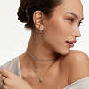 Серебряные серьги диско Miestilo