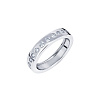 Серебряное кольцо с фианитами Miestilo
