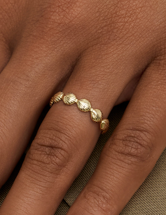 Кольцо серебро 925 позолоченное ювелирное Miestilo