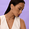 Серебряные серьги с крестом и фианитами Miestilo