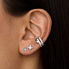 Серьги серебро 925 серебряные гвоздики женские маленькие Miestilo