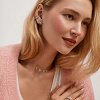 Серебряный шарм с фианитами цифра 7 Miestilo