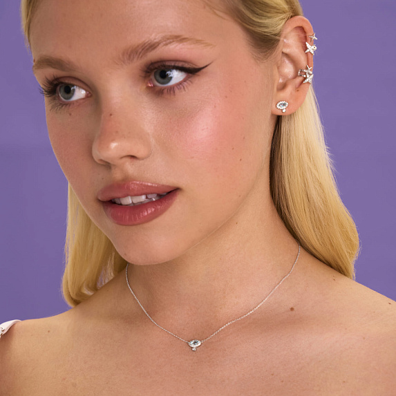 Серебрянное колье Miestilo