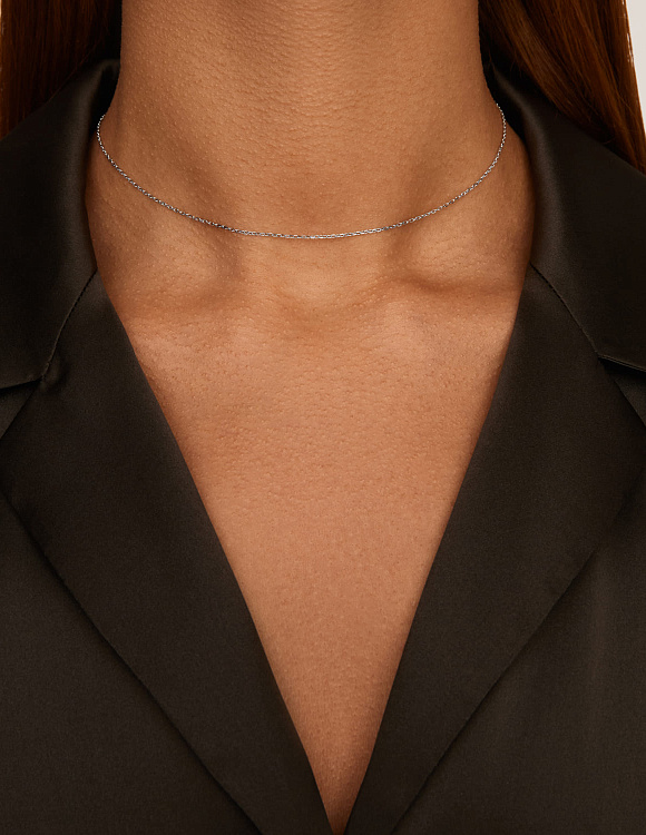 Серебряная цепочка для шармов Miestilo