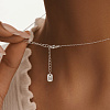 Серебряное колье с эмалью и корундом  Miestilo