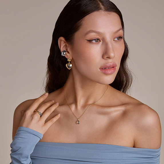 Серебрянный кафф Miestilo