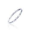 Тонкое серебряное кольцо с фианитами MIESTILO  Miestilo