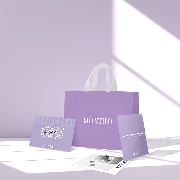Серебряный браслет якорная цепь Miestilo