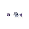 Серьги серебро 925 серебряные гвоздики женские с камнем Miestilo