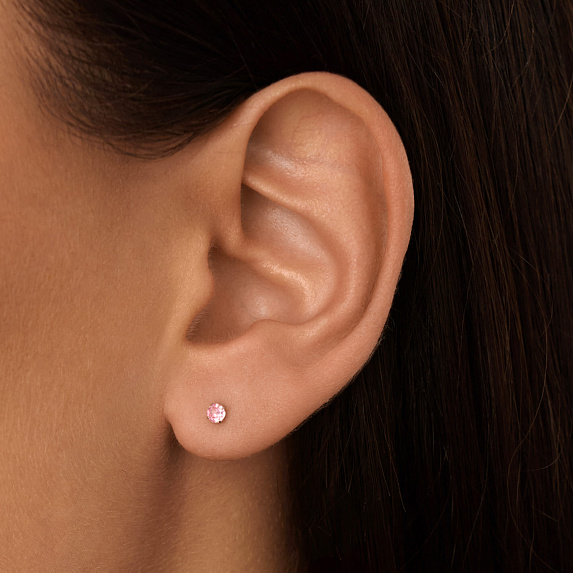 Серьги серебро 925 серебряные гвоздики женские маленькие Miestilo
